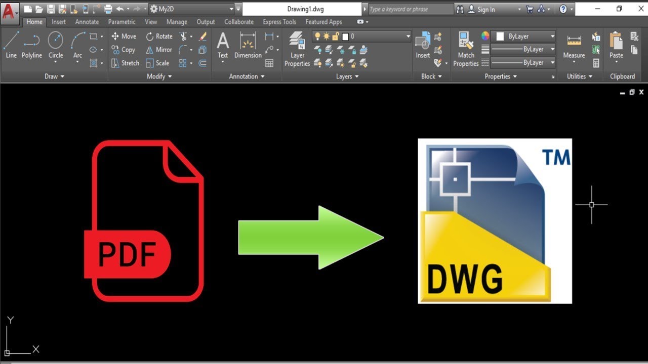 Como Importar um arquivo PDF para o AutoCAD e Ajustar