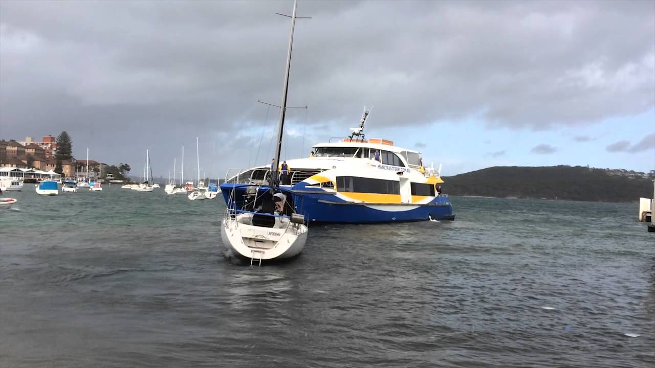Manly Fast Ferry rescues stranded yacht