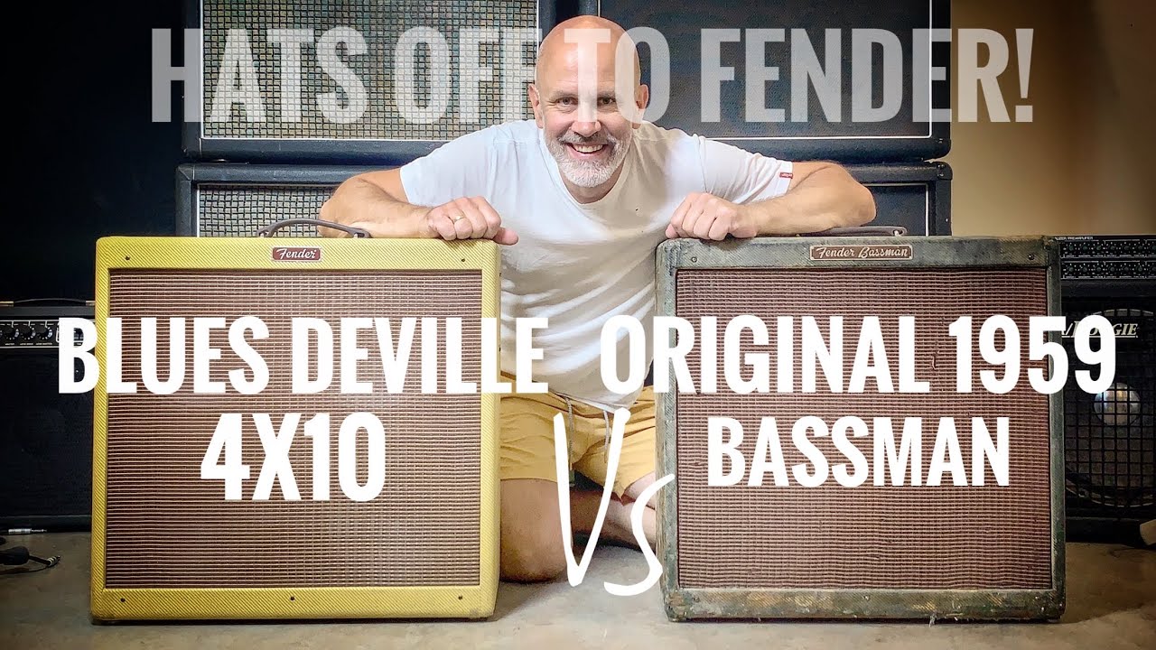 Fender Blues DeVille actually sounds like the ORIGINAL 1959 BASSMAN!!