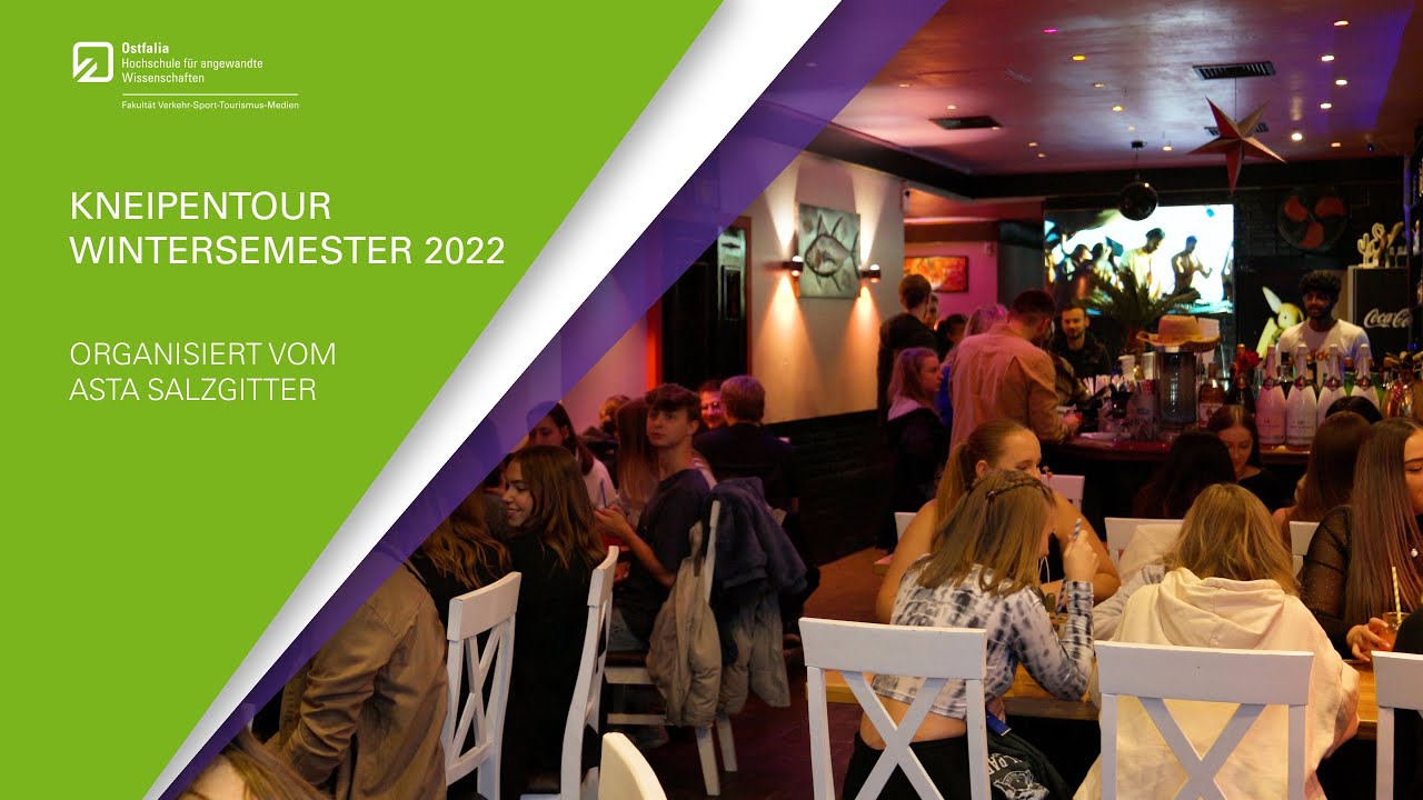 Kneipentour Wintersemester 2022 des AStA vom Ostfalia Campus Salzgitter