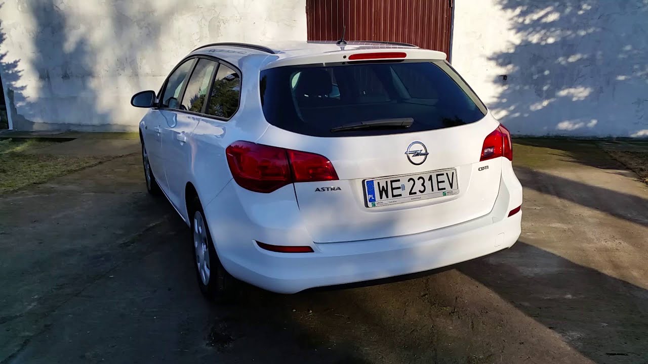 Opel Astra J 1.7 CDTi 110KM CR 11.2012 - SalonPL, Pełna Historia,Serwis ASO