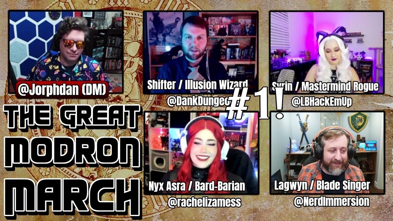 The Great Modron March #1 | Nerd Immersion Plays