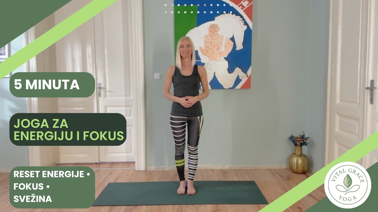 5 Min Energy & Focus Yoga / Joga za energiju i fokus