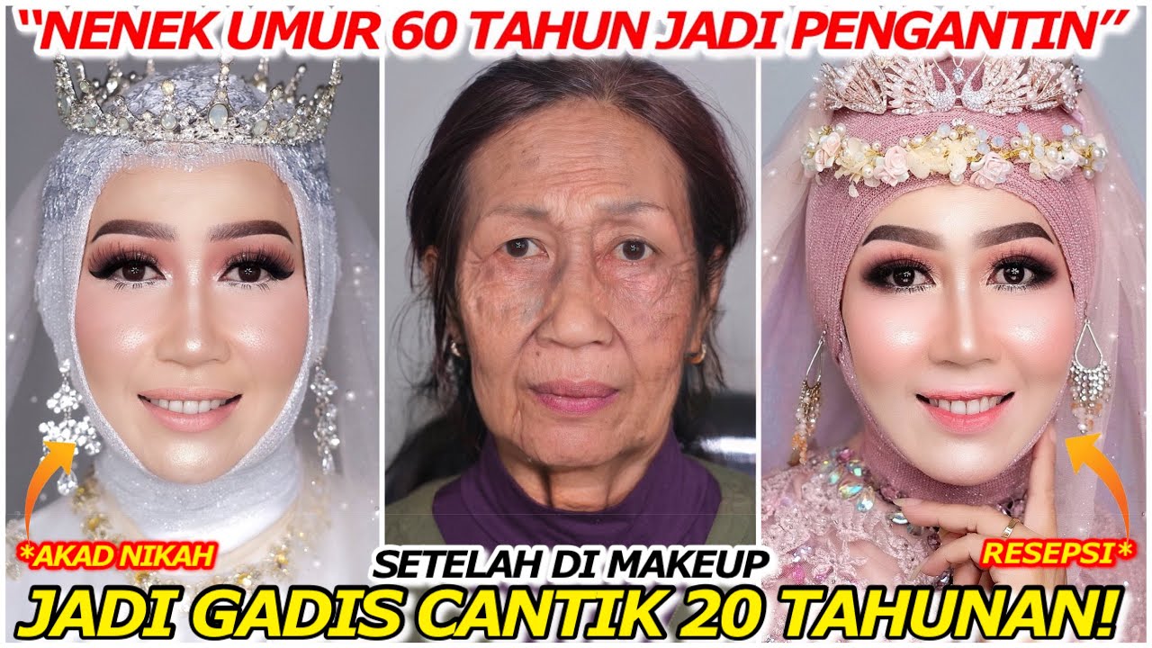Resepsi Pernikahan NENEK VIRAL! Umur 60 TAHUN Jadi PENGANTIN (SUPER CANTIK) #2