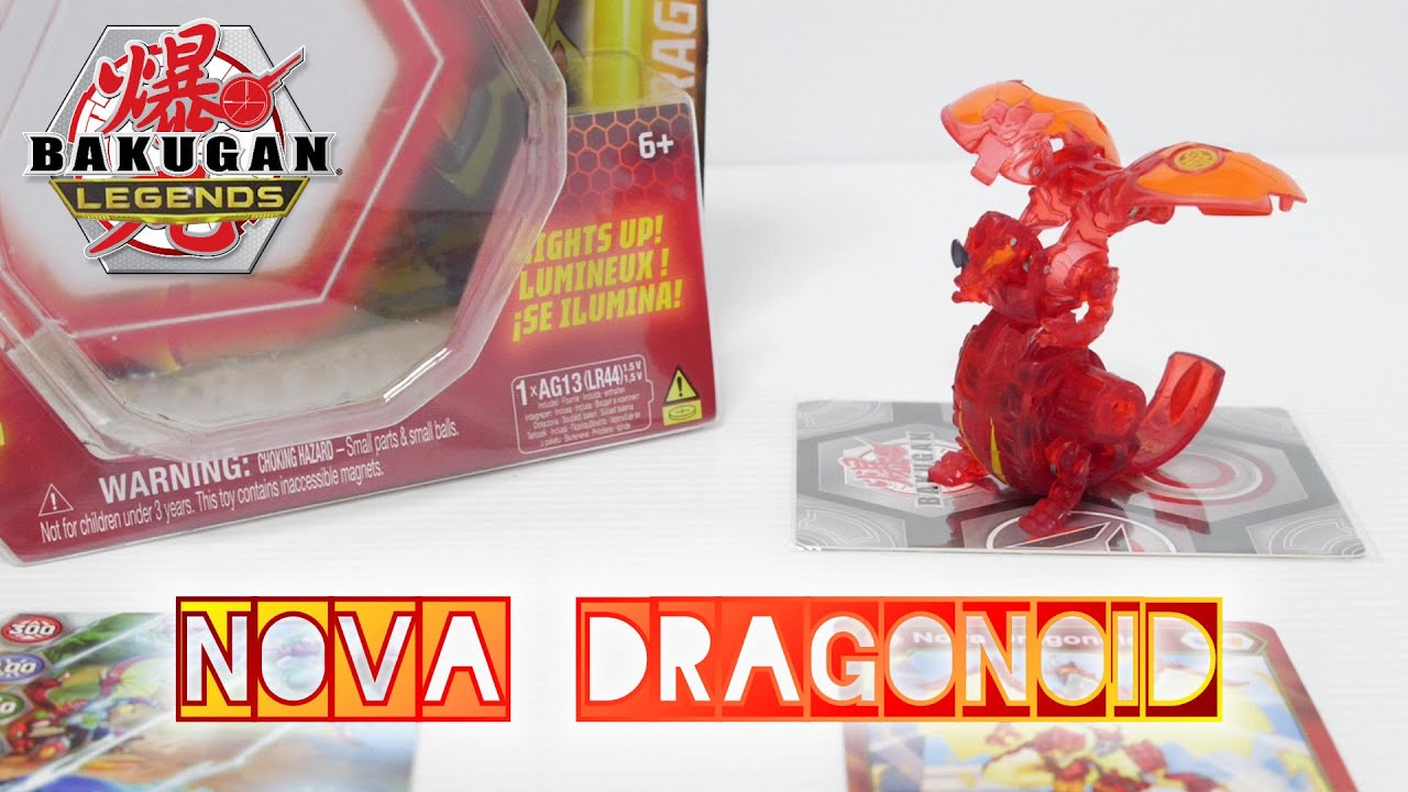 PYRUS NOVA DRAGONOID Single Pack | Bakugan Legends | BAKUGAN UNBOX
