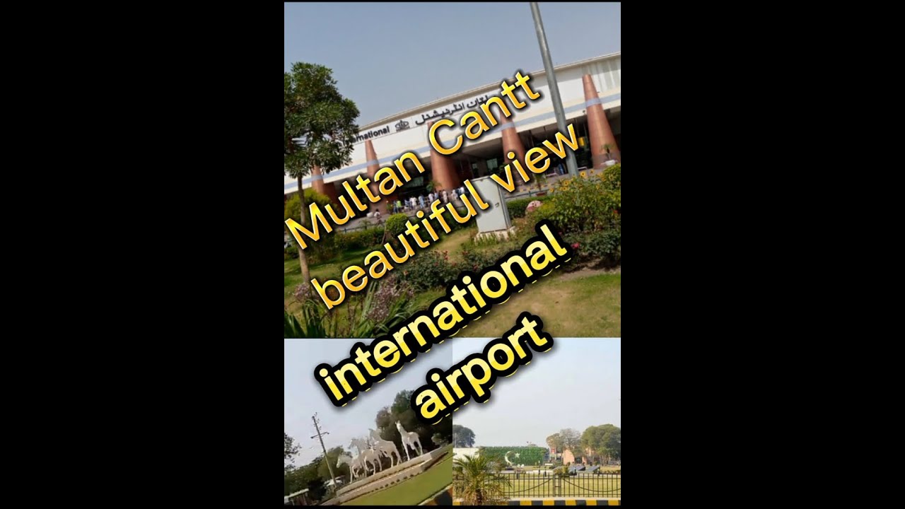 Multan cantt beautiful view|Multan international airport|cantt beautiful areas#multan #youtube