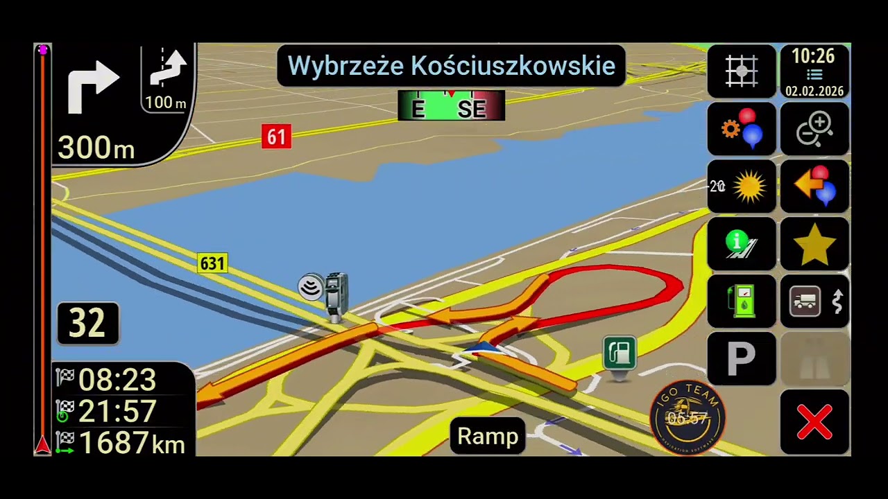 GPS navigation IGO 64 bit for Truck Drivers with TomTom maps 2025.06 Europe & UK