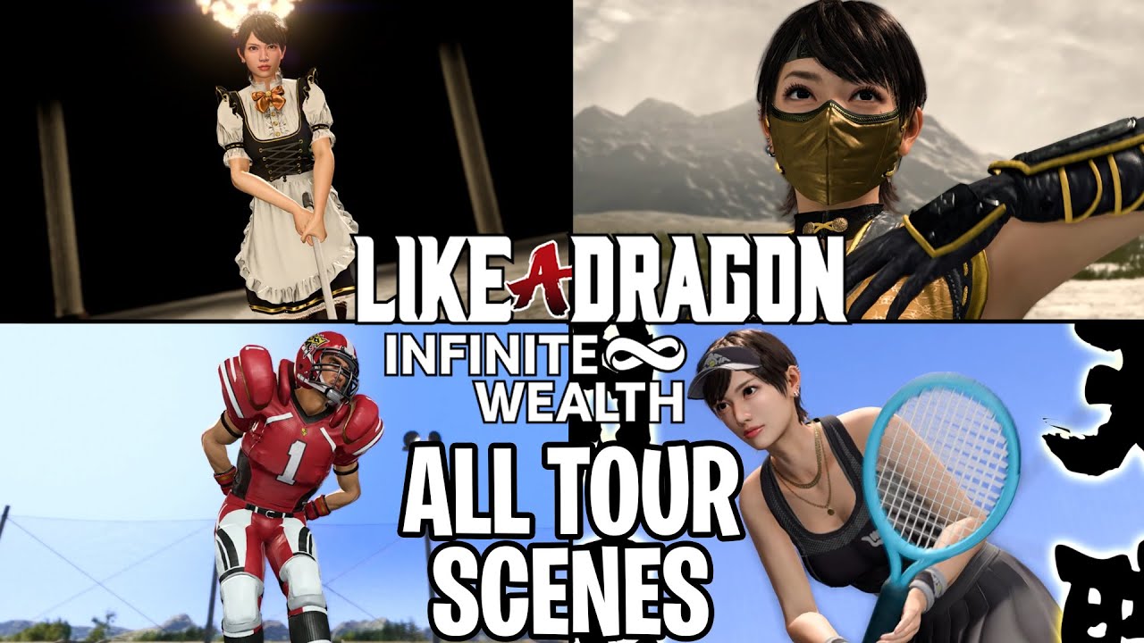 Like A Dragon: Infinite Wealth | ALL Alo-Happy Tours (Job Inspiration Scenes)