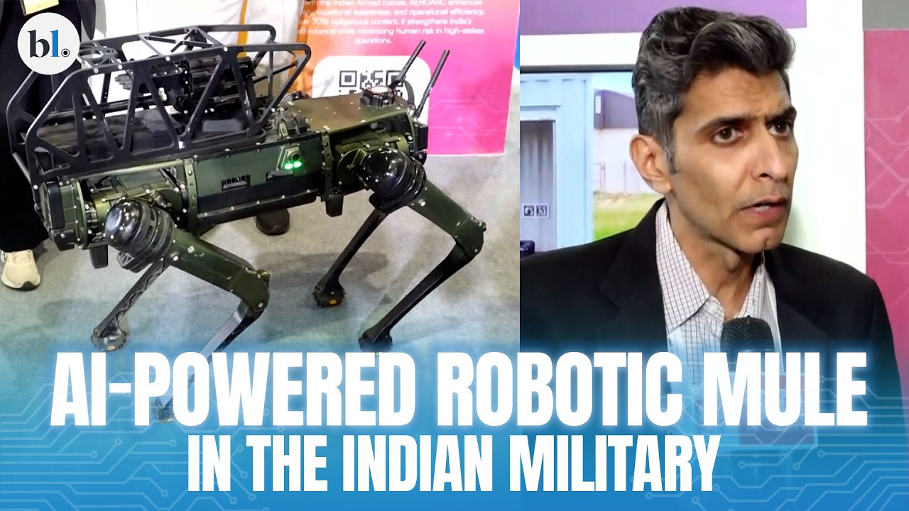 AI Summit 2026: Indian armed forces showcase AI-powered robotic MULE for high-risk missions