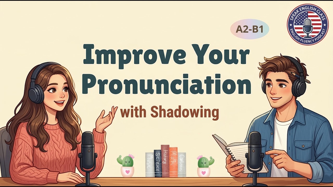 Improve Your English Pronunciation with Shadowing