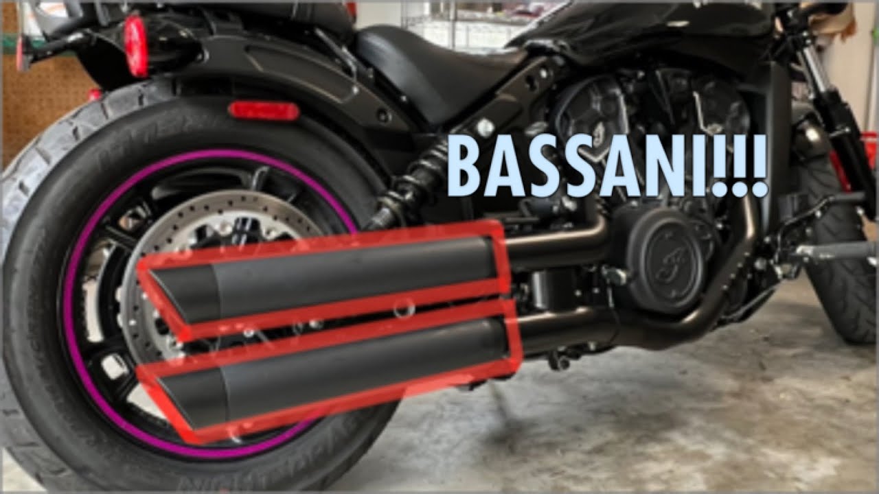 Indian Scout Bobber Sixty | Bassani Exhaust Install & Sound
