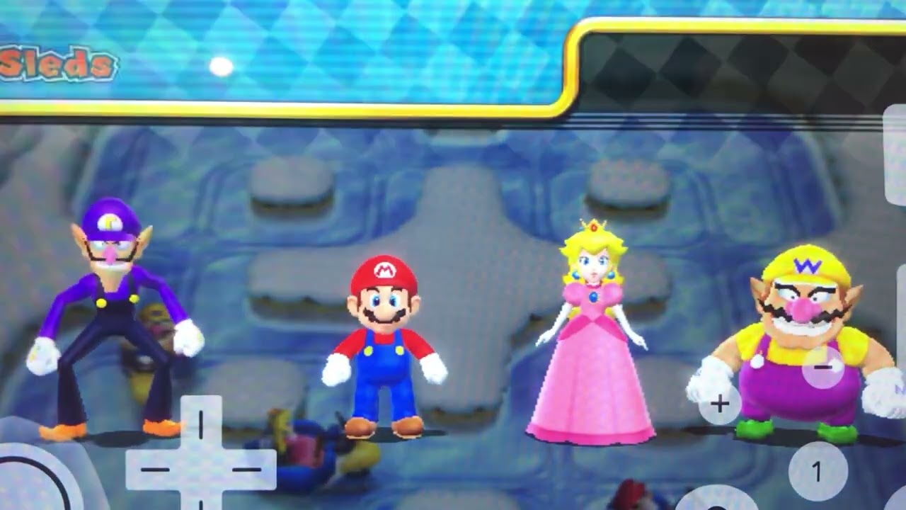 Mario party series: Waluigi vs Mario, Peach e Wario: minigiochi 1vs3 e singoli.