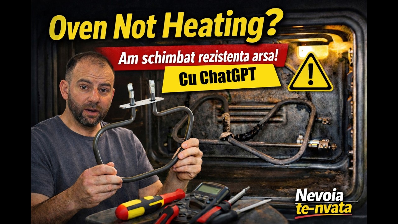 Cuptorul nu mai incalzeste? DIY Oven Heating Element Replacement | Nevoia te-nvata