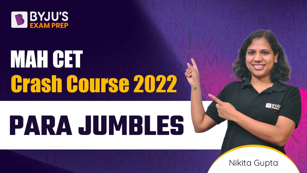 MAH MBA CET Crash Course | Para Jumbles for CET MBA 2023 | BYJU'S Exam Prep