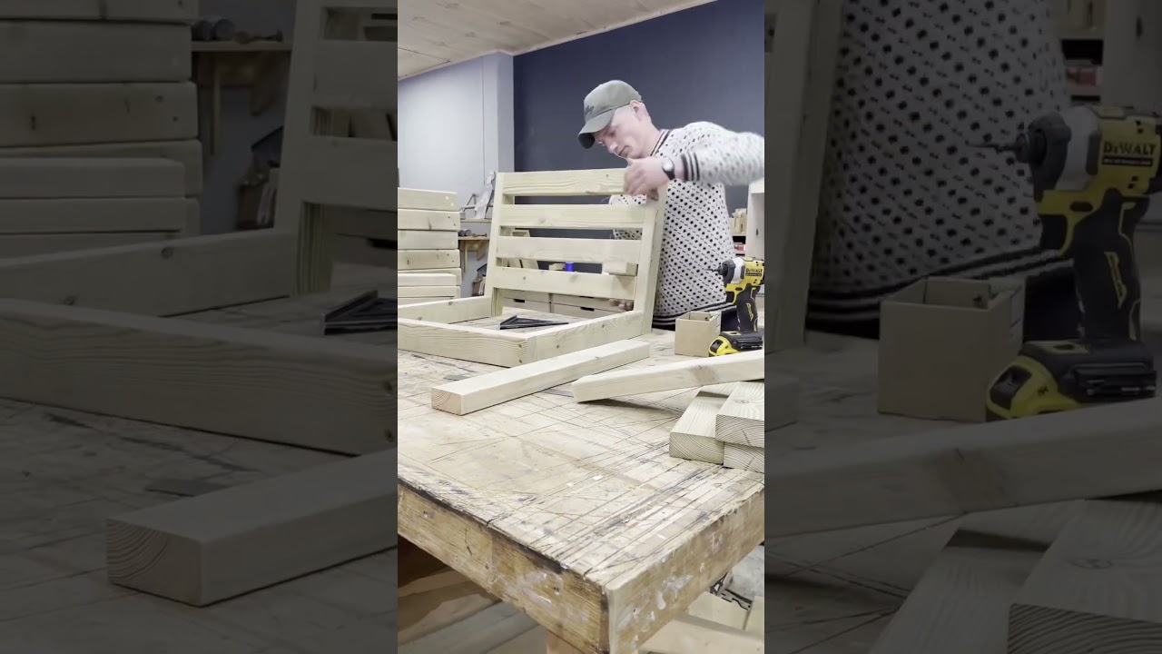 Outdoor Lounge Set Part1/2 #woodworking #woodworkingprojects #woodworkingplan #outdoorfurniture