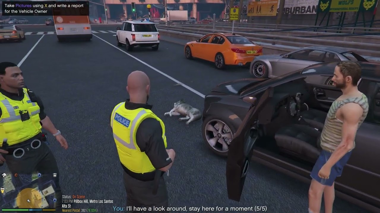 LSPDFR GTA5 BRITISH UK POLICE MOD SIMULATOR GTAV MODS ON DUTY  car accident POLICE INTERCEPTORS RP