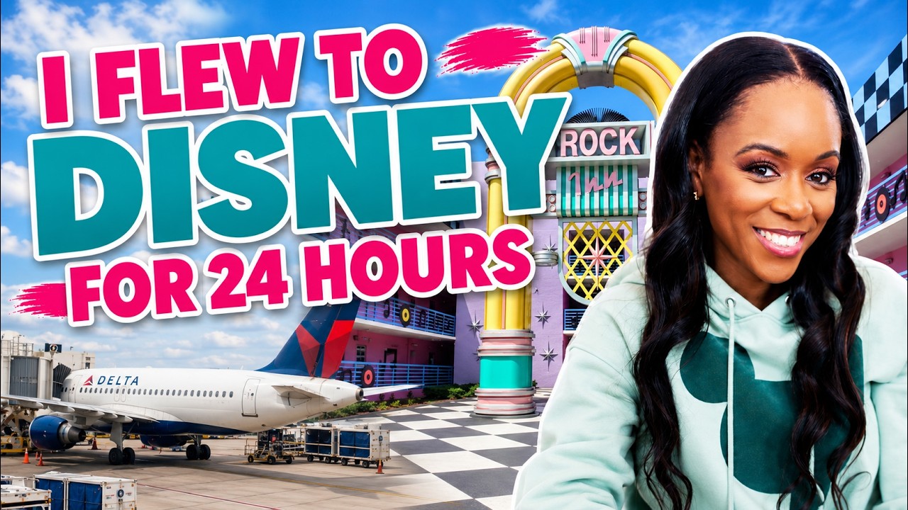 DISNEY WORLD TRAVEL DAY! ✈️ Solo Trip, All-Star Music Check-In & Room Setup