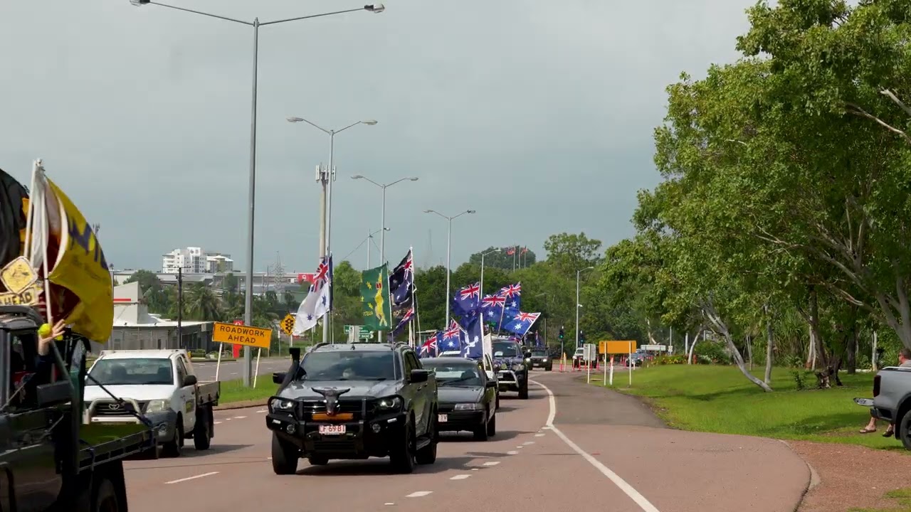 Australia Day Darwin 2026 Hot100 Ute run PT 3: by Charity Australia Stuart Highway Winnellie