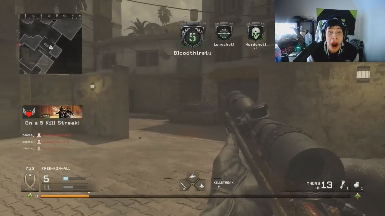 MY BEST SNIPER CLIP ON MWR WITH MY REACTION
