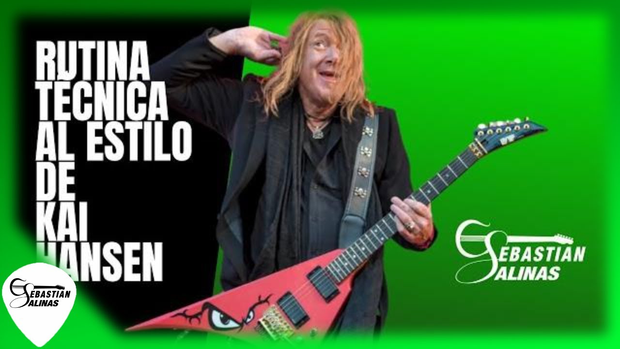 Al estilo de KAI HANSEN: Rutina técnica de 7 minutos en guitarra