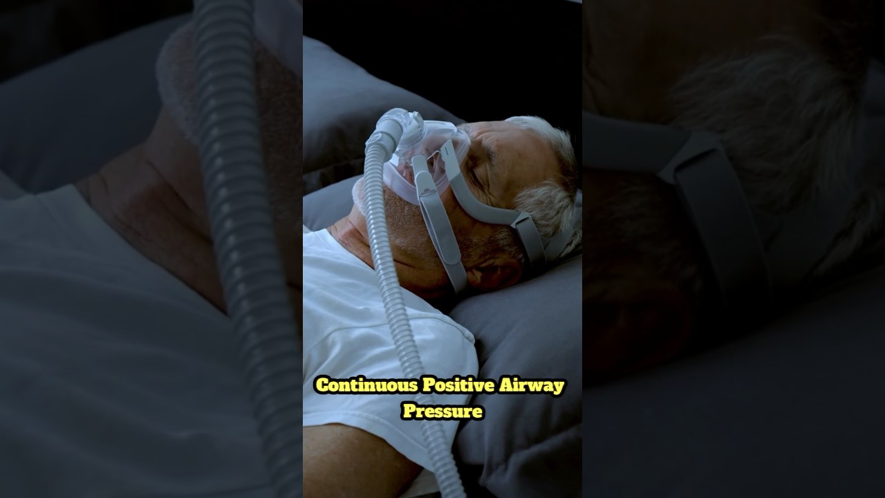 How a CPAP machine helps with sleep apnea #sleepapnea #sleeping #cpaptherapy