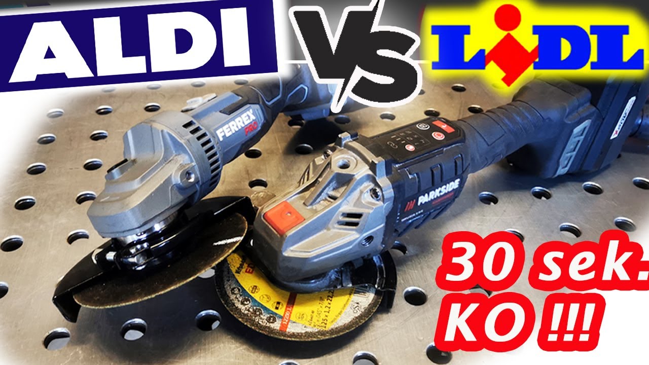 Kampf der billig Winkelschleifer! ALDI gegen LIDL