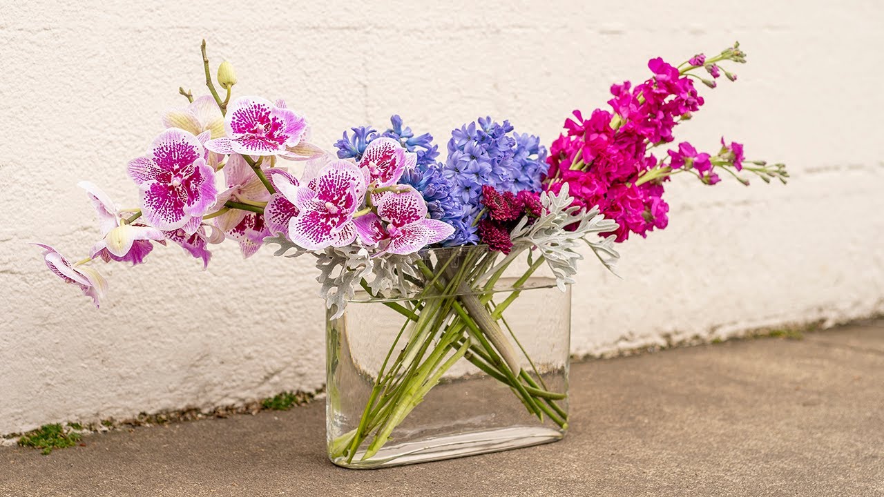 Modern Bouquet in Purple