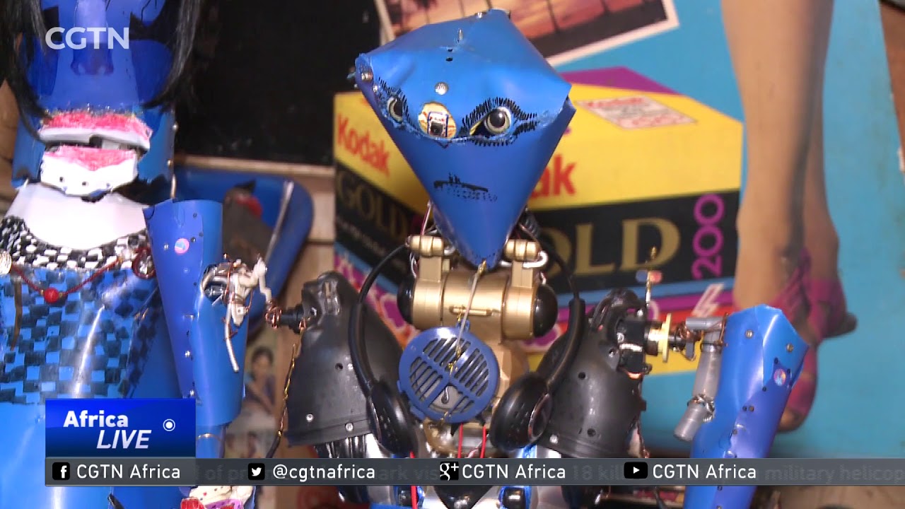 Young Kenyan inventor has ambitious plans for his robotic creations