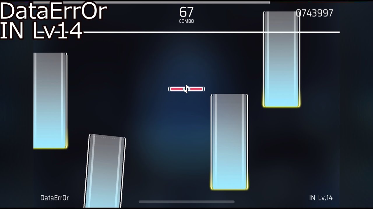【Phigros】DataErrOr / IN Lv14｜スマホプレイ