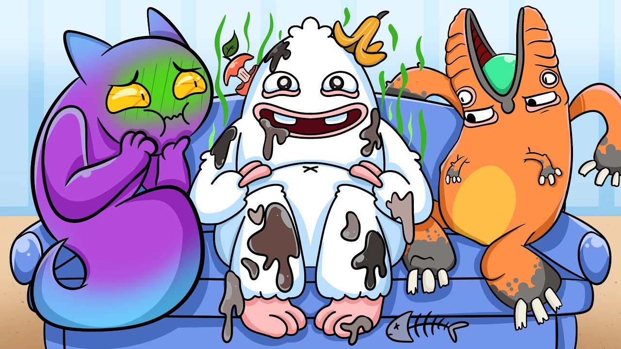 Mammott doesn't like to bathe??? - My Singing Monsters Animation