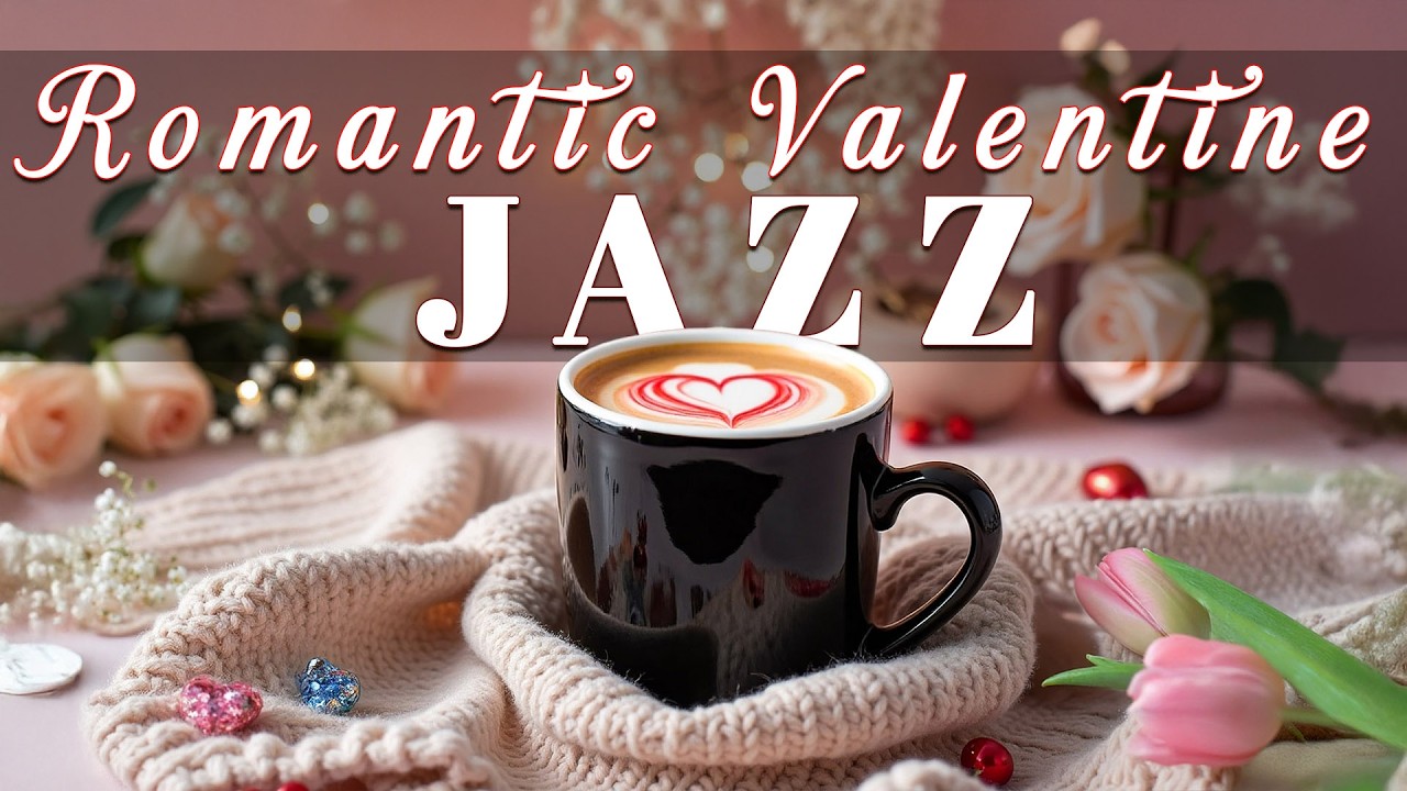 Romantic Valentine Coffee Jazz 💗 Smooth Bossa Nova & Soft February Jazz Ambience for Happy Mood