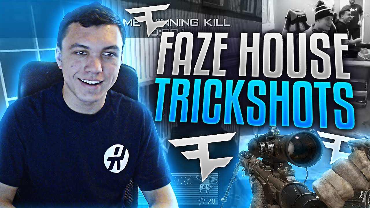 CRAZY FAZE HOUSE TRICKSHOTS!!