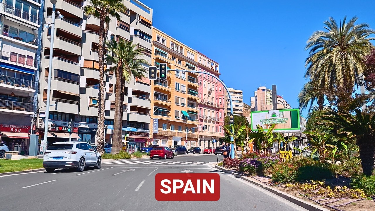 Alicante, Spain | Costa Blanca Capital Driving Tour [4K]