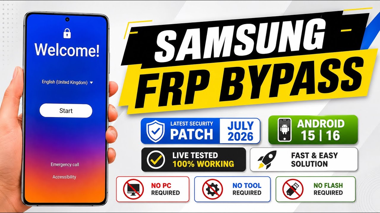 🔥 FREE Samsung FRP Bypass Android 14, 15 & 16 | Any Samsung Device | No PC | 2026