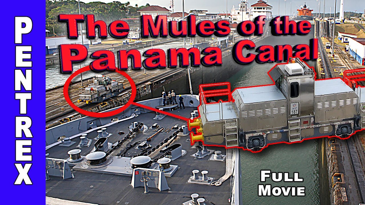 Mules of the Panama Canal, Panama Canal Railway | Full Movie