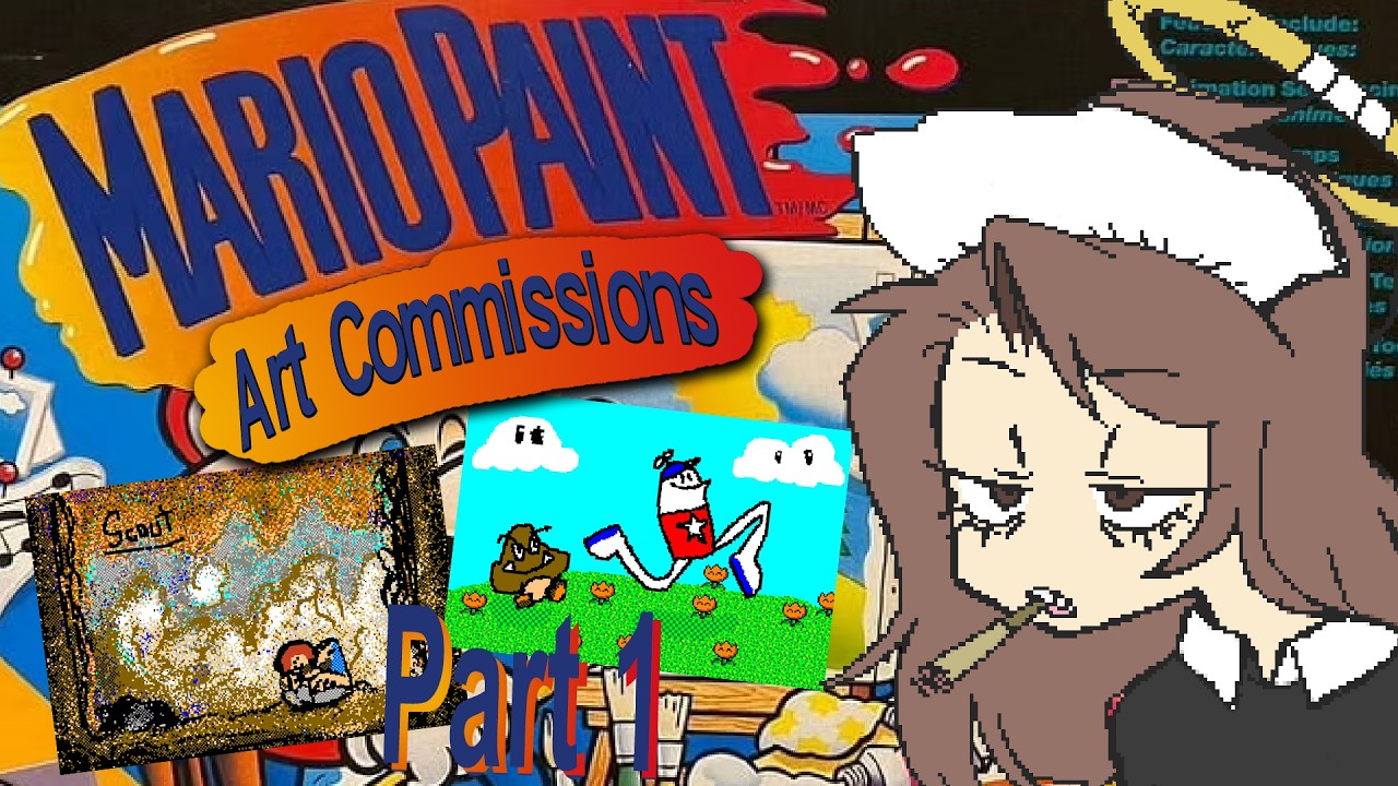 Clown Depot || Chat-Requested Mario Paint Art (Part 1: Moderskärlek)