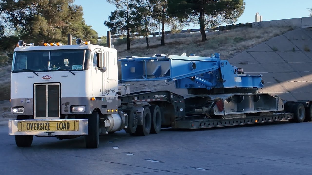 Truck Spotting uSA, busy Arizona desert highway traffic, street scenes and big truck sounds abound
