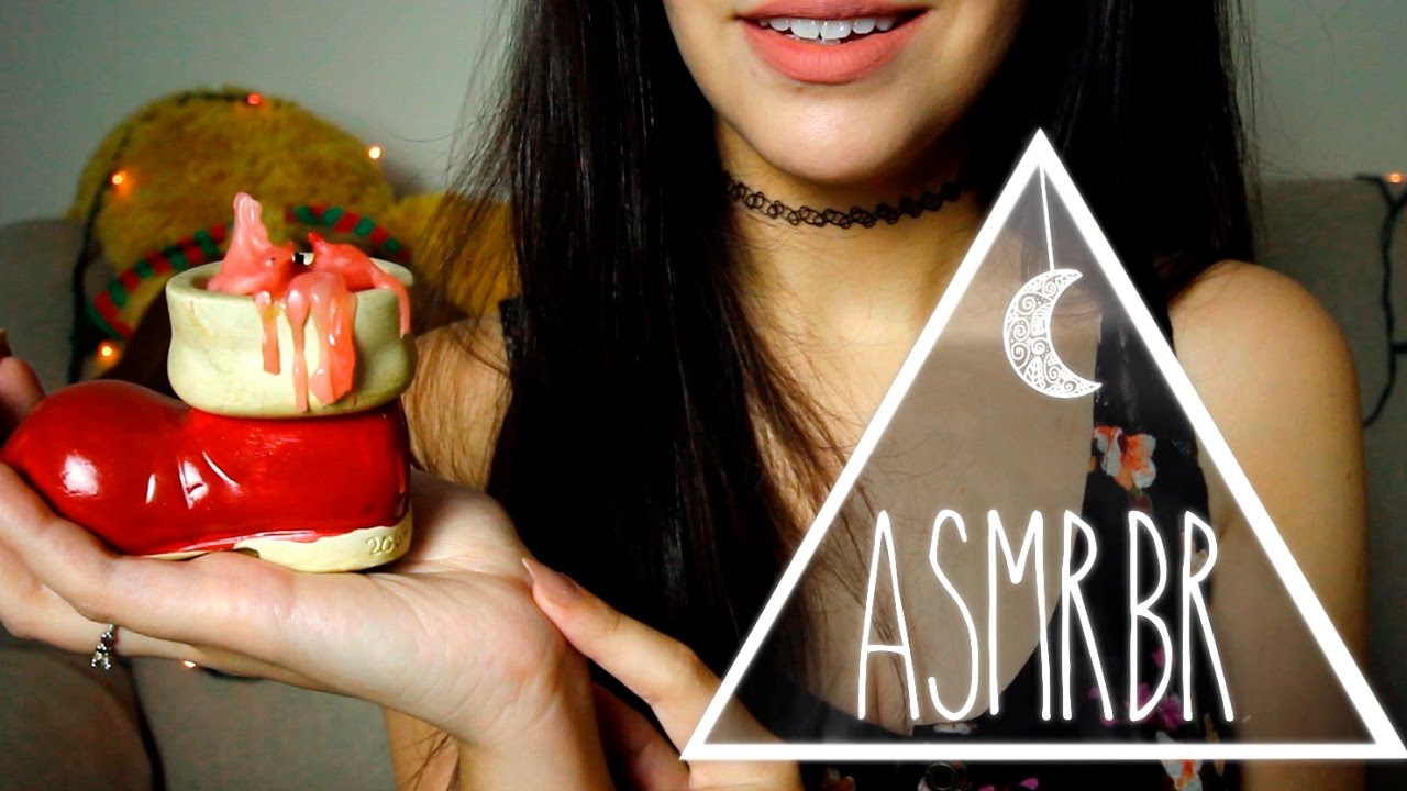 [ASMR PORTUGUÊS] 🎅 Decoração de Natal - Objetos Aleatórios | Christmas Decorations (Soft Spoken)