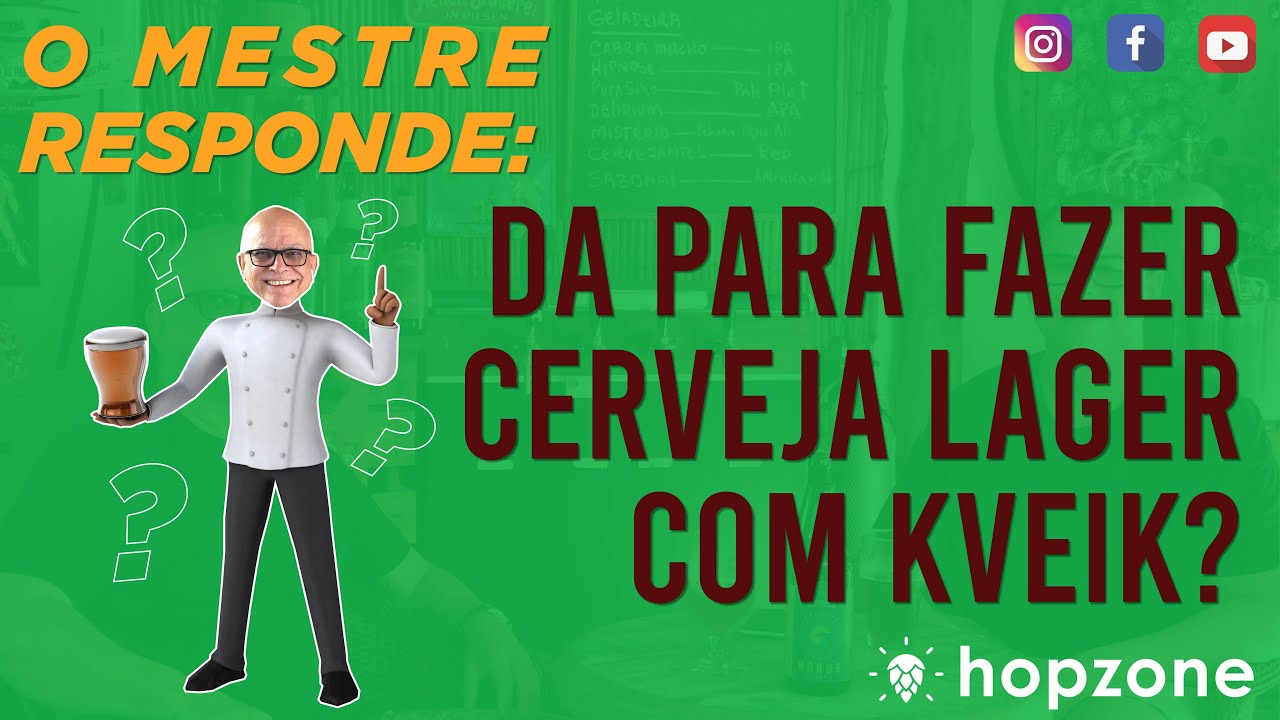 D&Aacute; PARA FAZER CERVEJA LAGER COM KVEIK? | EDSON PERRONE