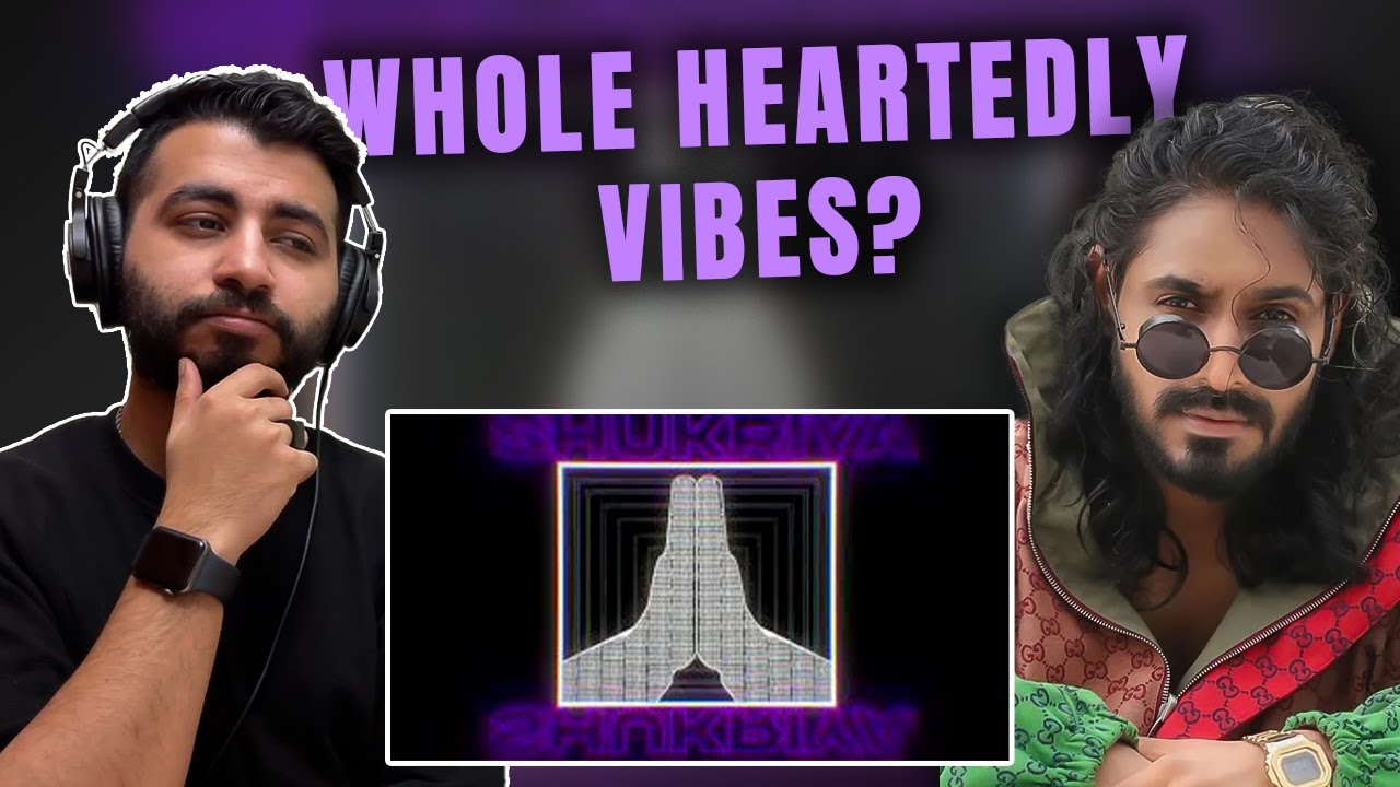 SHUKRIYA | EMIWAY | FIRST TIME Reaction/Breakdown | Ahmeteur Reacts