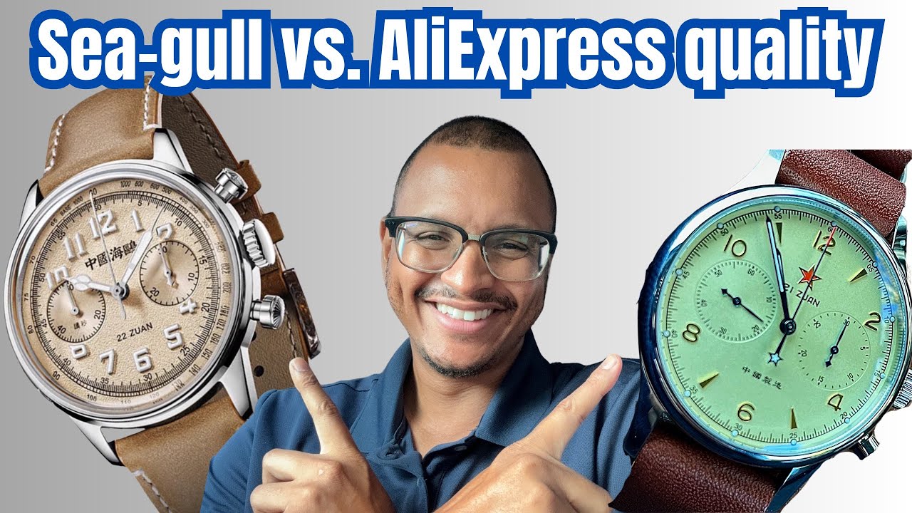 Official Sea-gull vs a AliExpress homage watch.
