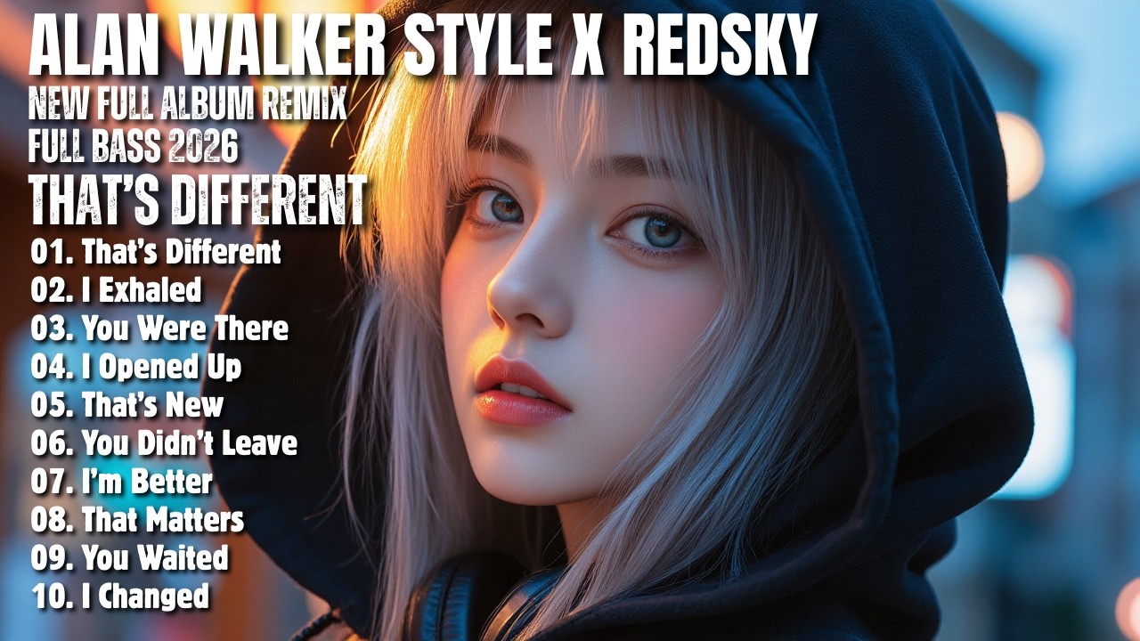 ALAN WALKER STYLE X REDSKY || THAT'S  DIFFERENT || NEW FULL ALBUM 2026
