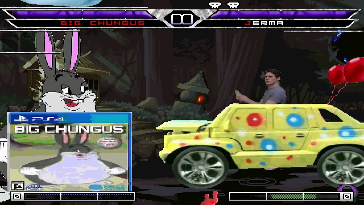 KOF MUGEN Big Chungus (RoyalKnight787) 4X vs Jerma