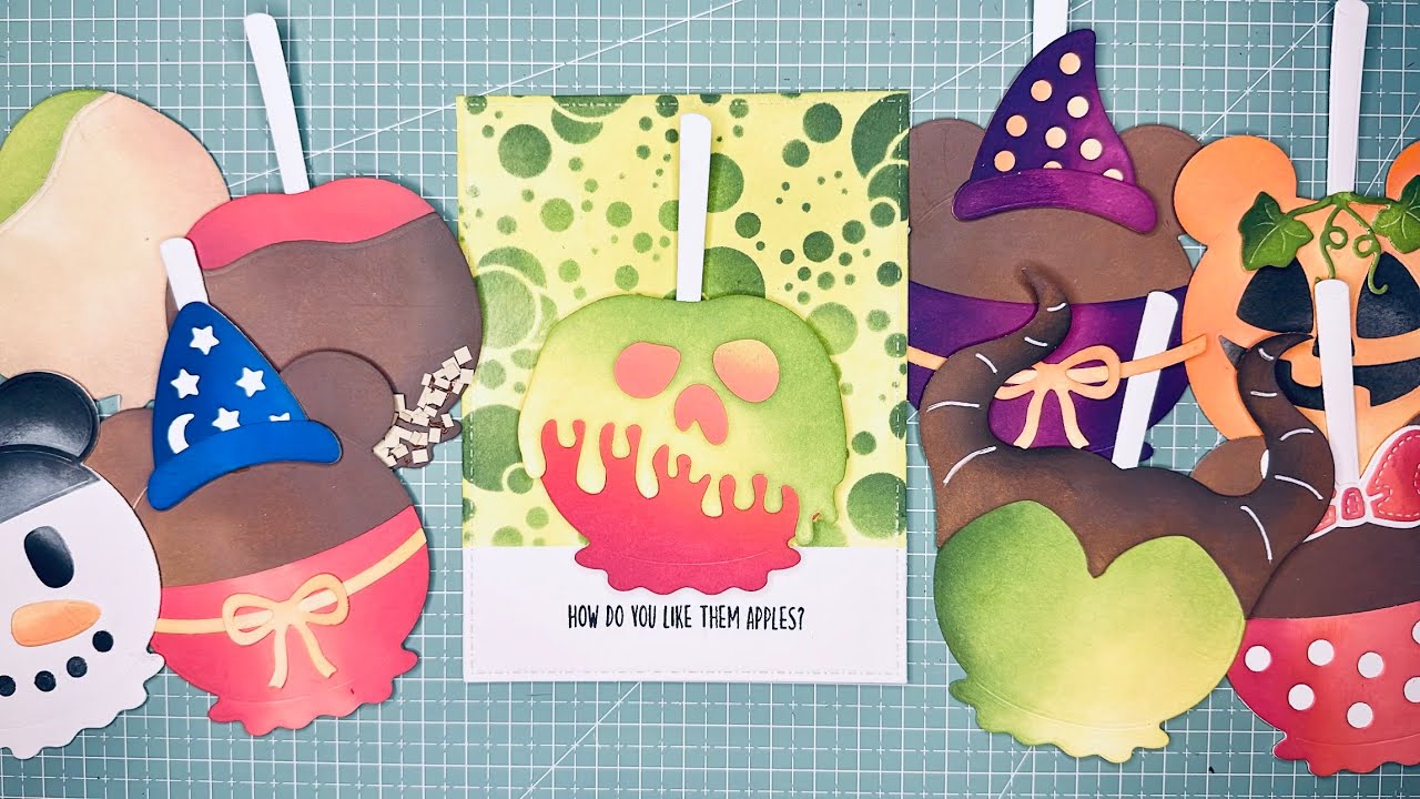 How to Assemble the 'Caramel Apple,' 'Basic Mouse Apples' die sets and Add-ons