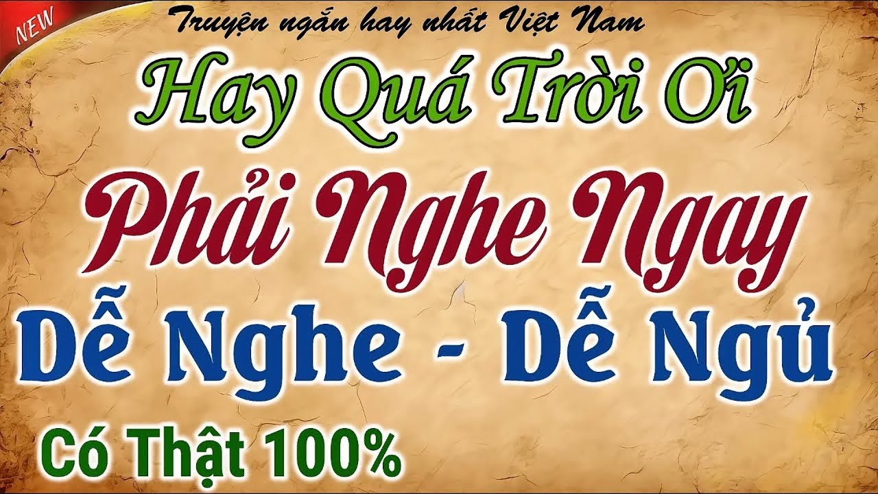 Nghe đọc truyện đêm khuya kèm Tiếng Mưa ngủ cực ngon, Kể Chuyện Tâm Sự Có Thật