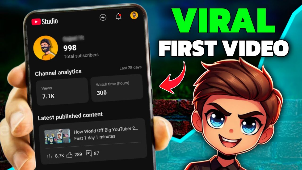 First VIDEO Viral Only 1 Day | Cracked YouTube Algorithm