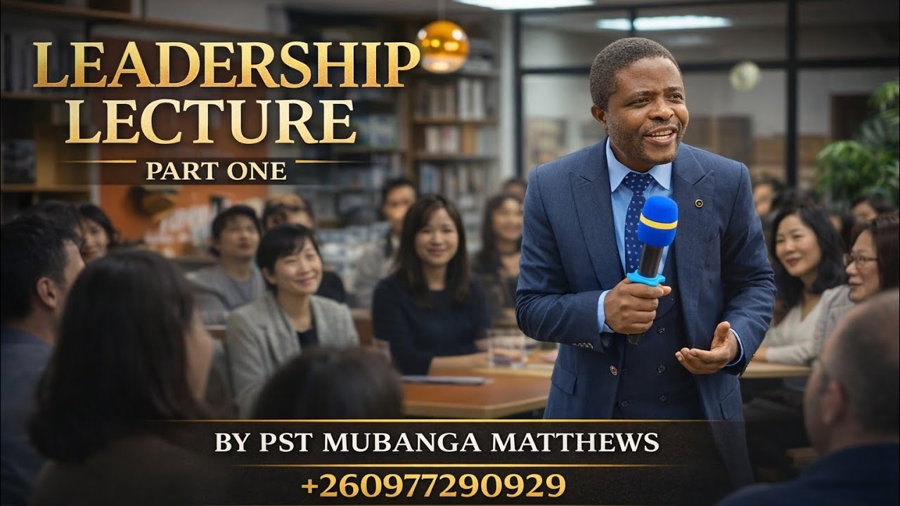 {LEADERSHIPLECTUREPART ONE} BY PST MUBANGA MATTHEWS