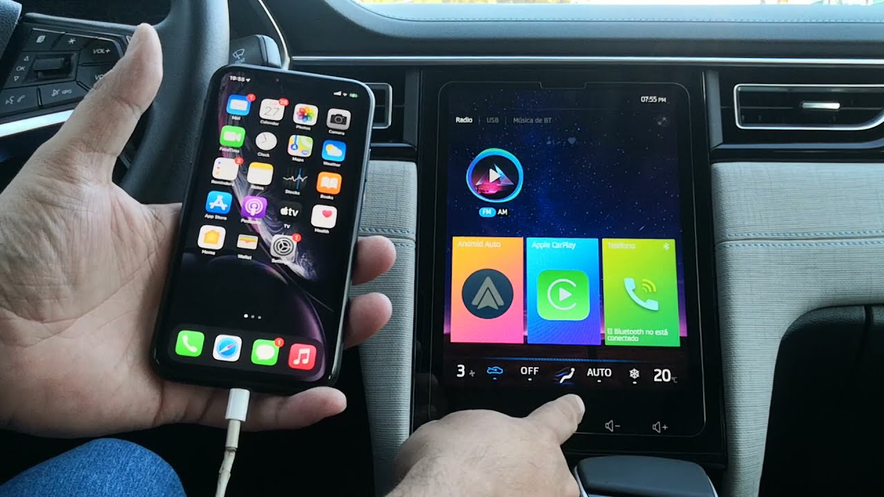 JAC J7 Quantum 2022 Demostracion Android Auto y Apple carplay