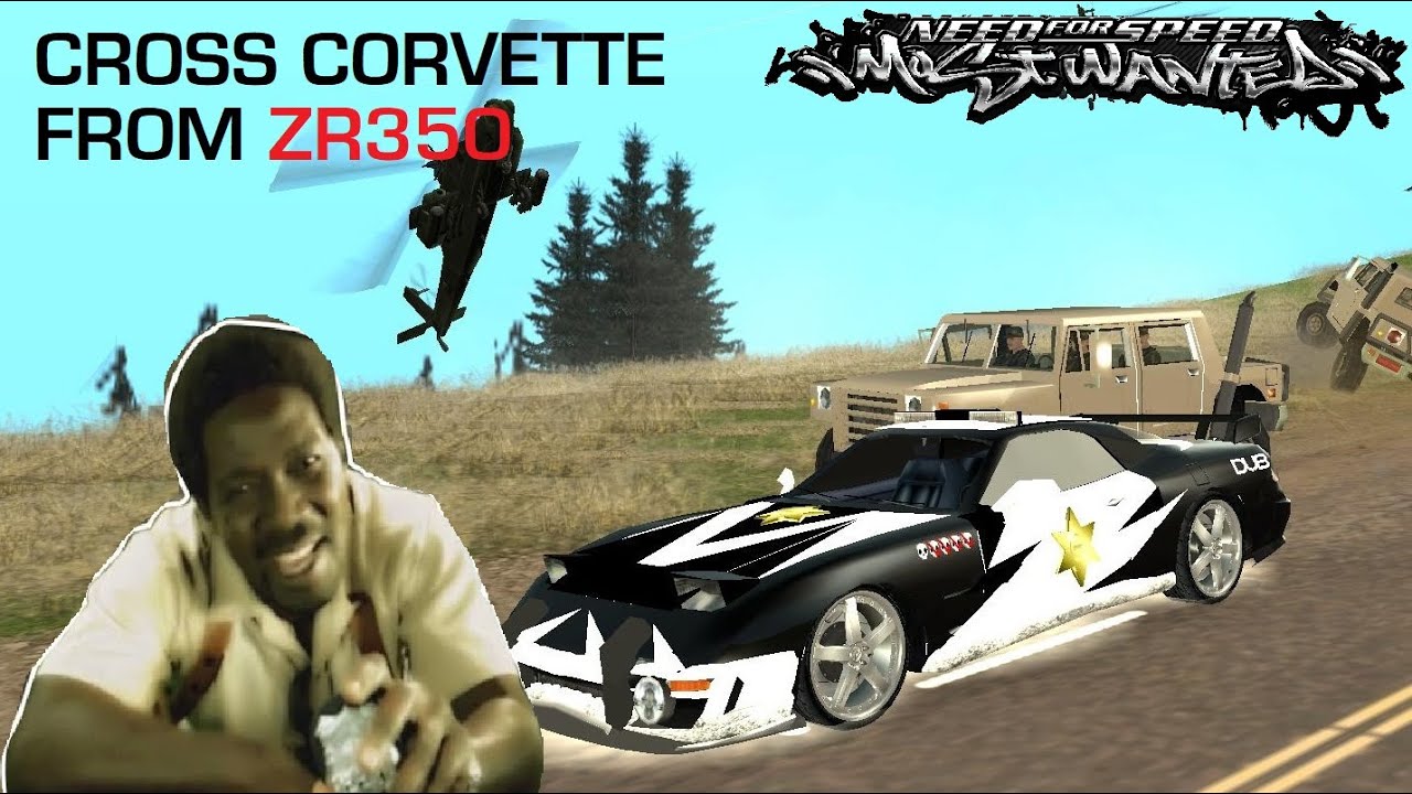 Sgt. Cross' Corvette from ZR350 | GTA SA TuningMod