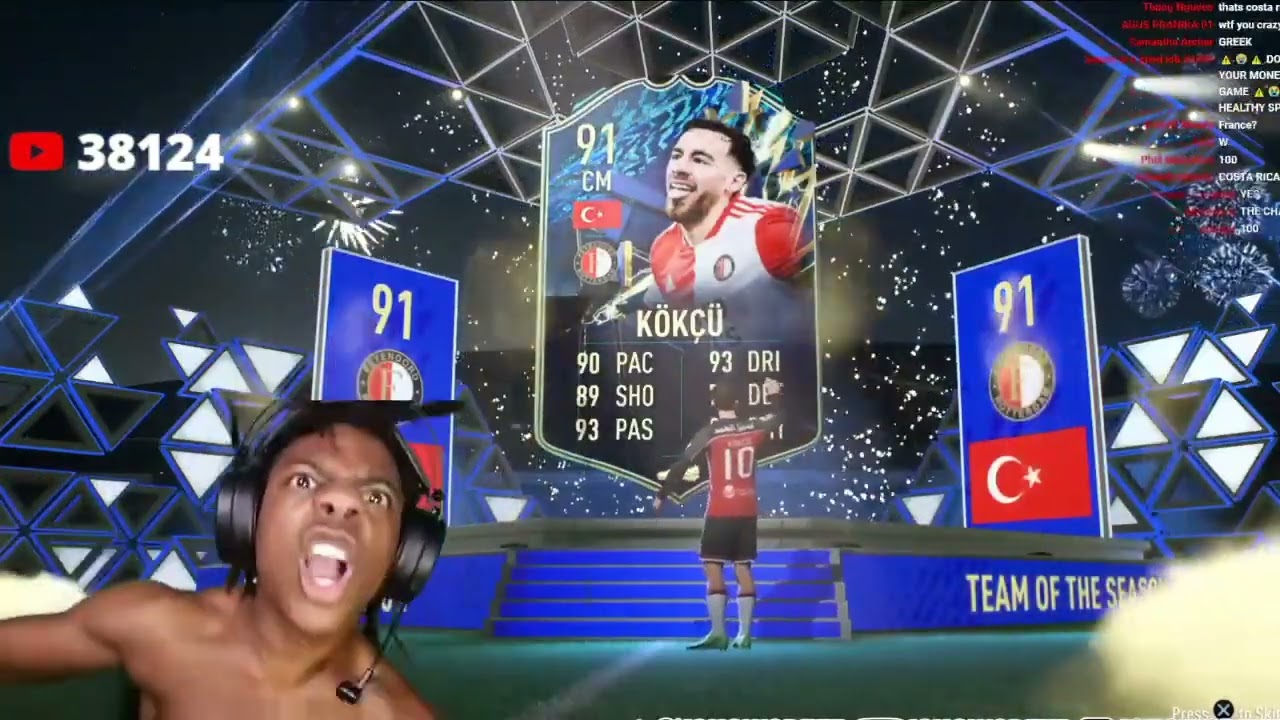 iShowSpeed Gets EXCITED for K&ouml;k&ccedil;&uuml;..